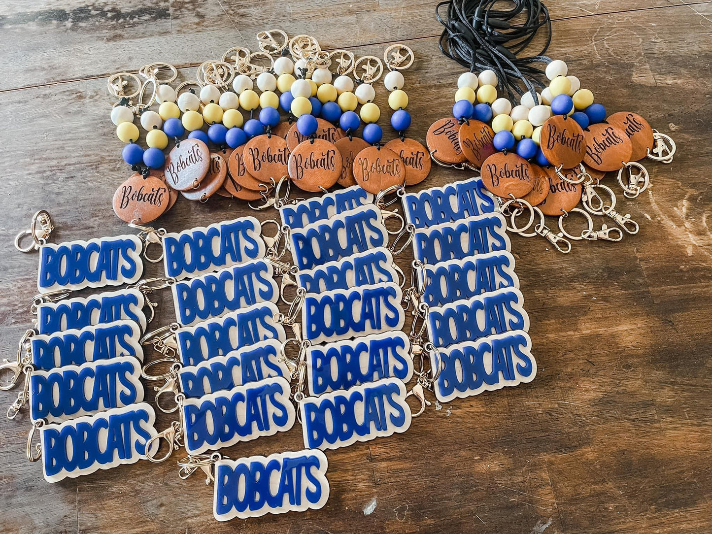 Wood/Acrylic Keychain Wholesale