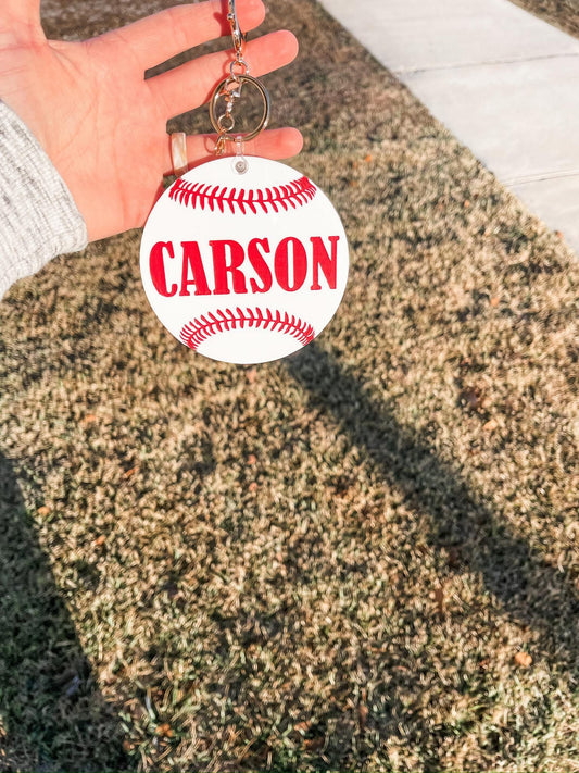 Baseball Bag Tag