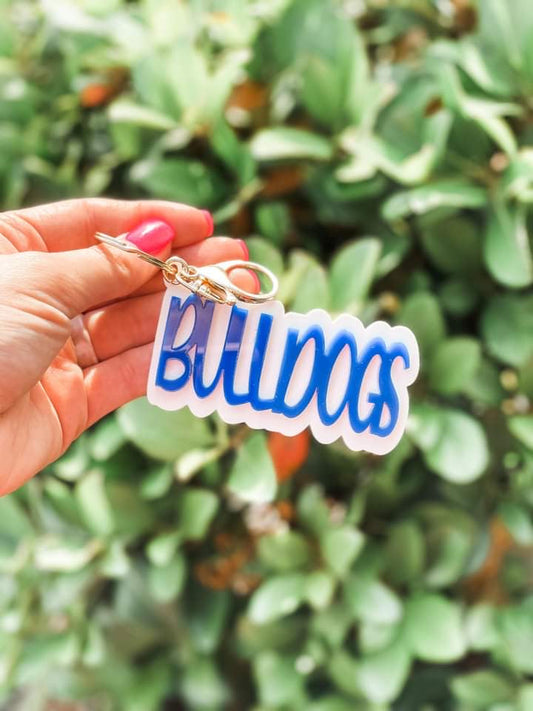 Double Acrylic Custom Keychain