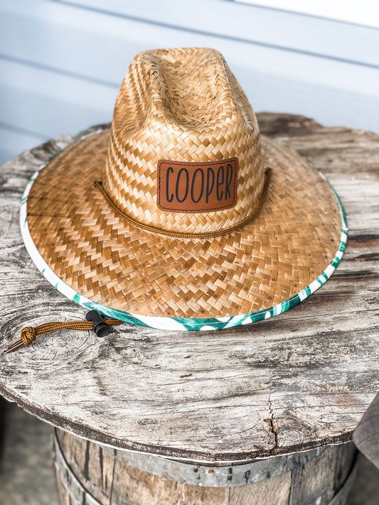 Youth lifeguard patch hat