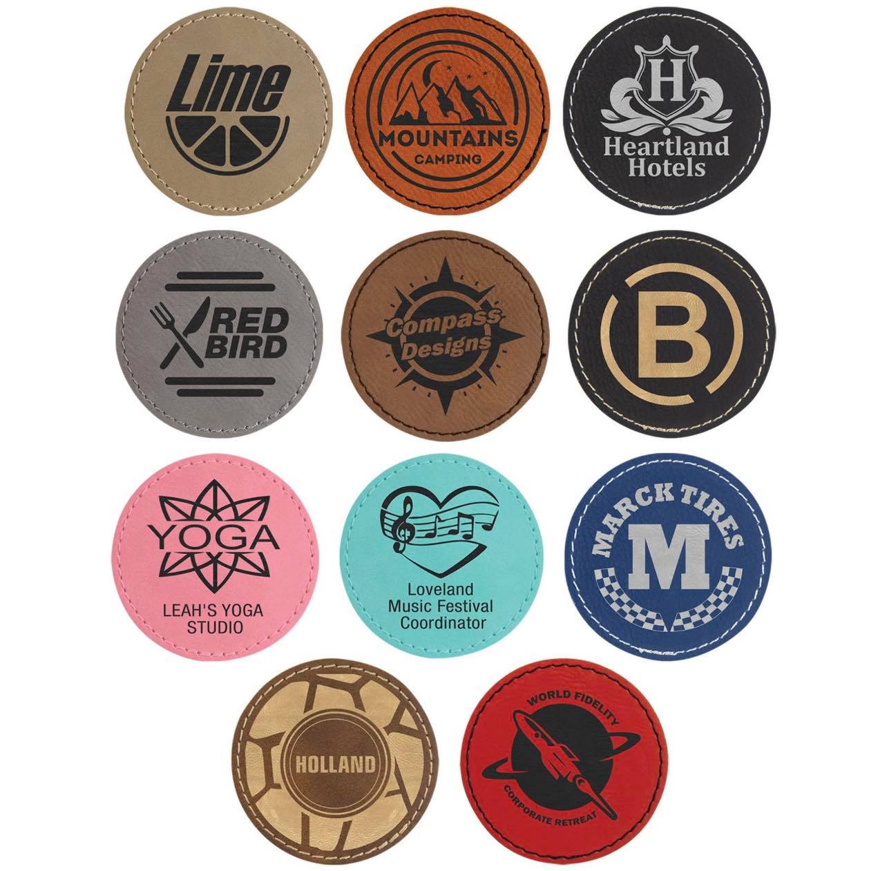 Circle Ribbon Patch Custom Circle Patches – Eager Hands Design