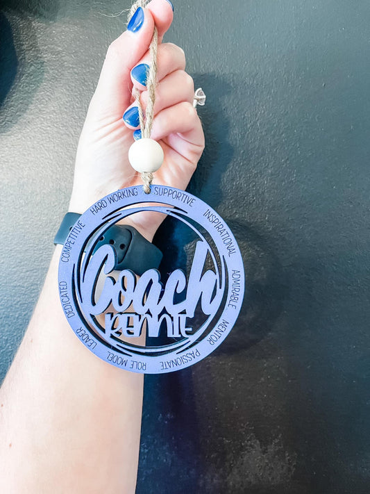 Coach Car Charm