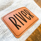Leather Name Patch Beanies Wholesale